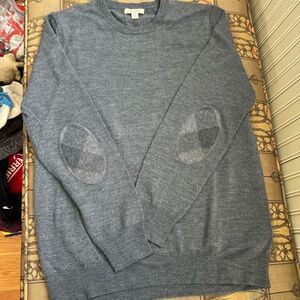 Burberry Men's Charcoal Crewneck Sweater